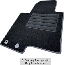 Cik Set of Front and Rear Mats 4pcs from Carpet for Skoda Yeti Black