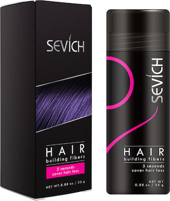 Sevich Hair Building Fibers with Keratin Hair Building Black 25gr