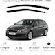 Heko Set of Windbreakers Front Car Dark Fime for Peugeot 308 2pcs