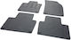 Cik Set of Front and Rear Mats 4pcs for Volvo XC 90 2015+ Black