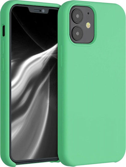 KWmobile Flexible Back Cover Silicone Green (iPhone 12 mini)