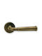 Viometale Lever Middle Door with Rosette 06.920 Pair with Rosette Bronze