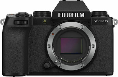 Fujifilm Mirrorless Φωτογραφική Μηχανή X-S10 Crop Frame Body Black