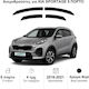 Heko Set deflectoare de vânt Dark Fime pentru Kia Sportage 4buc