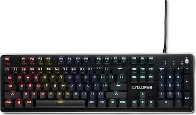 Spartan Gear Cyclops 2 Gaming Mechanische Tastatur mit RGB-Beleuchtung (Englisch US)