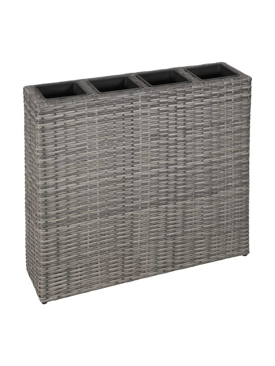 vidaXL Planter Box 79x76cm în Culoare Gri 45426