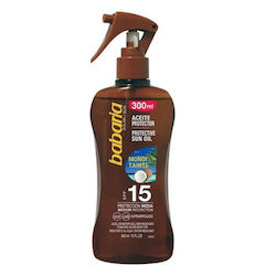 Babaria SPF6 Ulei Cu Protecție Solară 300ml Babaria SPF6 Ulei Cu Protecție Solară 300ml