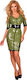 Guilty Pleasure Datex Militärkleid Grünes Kleid