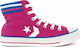 Converse Kids Sneakers High Boot Pink