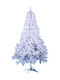 Christmas White Tree with Plastic Base H180cm