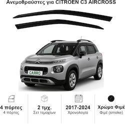 Heko Комплект Автомобилни Ветробрани Предни Тъмно Фиме За Citroen C3 Aircross 5D 2017+ 2 Бройки 12267 Heko Комплект Автомобилни Ветробрани Предни Тъмно Фиме За Citroen C3 Aircross 5D 2017+ 2 Бройки 12267