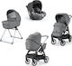 Inglesina Πολυκαρότσι Aptica Quattro System With Cab Car Seat Kensington Grey