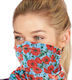 Eco Chic Snood Face Mask Blue Poppies 1τμχ