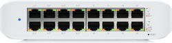 Ubiquiti Switch Lite 16 Managed L2 PoE+ Switch with 16 Gigabit (1Gbps) Ethernet Ports