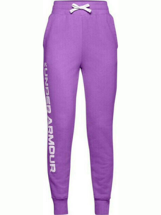 Under Armour Kids Sweatpants Purple 1pcs