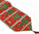 Silk Fashion Weihnachtlich Tischtuch Läufer Rot L45xB45cm.