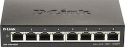 D-Link DGS-1100 v2 Gestionat L2 Switch cu 8 Porturi Gigabit (1Gbps) Ethernet