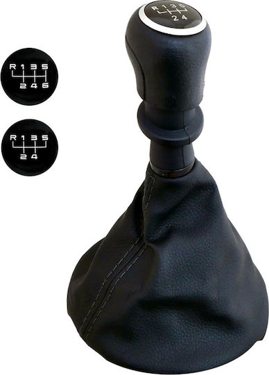 Simoni Racing Shift Knob VWT5 Με Ένδειξη 6 Ταχυτήτων T5 με Φούσκα for Volkswagen Transporter black