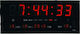 Ρολόι Τοίχου Ψηφιακό JH-3615 Πλαστικό Μαύρο 36x15cm