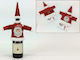 Set Christmas Drink Holders Red Width 20cm. 2pcs