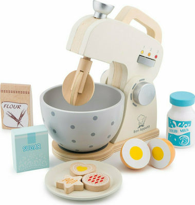 New Classic Toys Cooking Toy / Kitchen Utensils Μίξερ made of Wood for 3+ Years Old