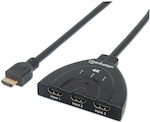 Manhattan 4K 3-Port HDMI Switch 207874