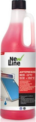 New Line Antifreeze Red -12°C + 102°C Lichid antigel pentru încălzitor solar de apă 1lt