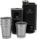 Stanley The Pre-Party Shotglass & Flask Camping Set with 4 Glasses & Flask 230ml 6pcs