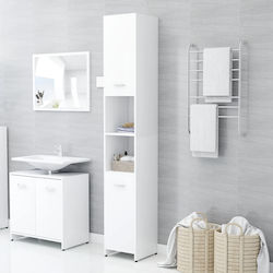 vidaXL Floor Bathroom Column Cabinet L30xD30xH1...
