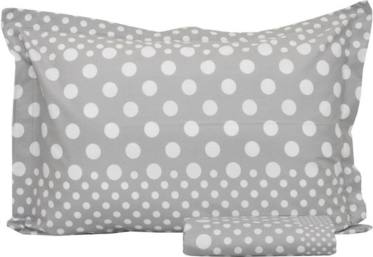 Anna Riska Βρεφική Παπλωματοθήκη Mix & Match 26 Γκρι 120x165εκ.