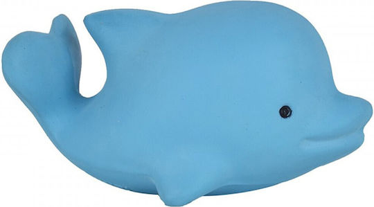 Tikiri Dolphin Teething Rubber Rattle for 0 Months+