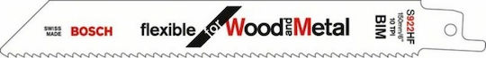 Bosch S 922 HF Jig Saw Blade for Metal and Wood 150mm Flexible for Wood and Metal 2pcs 2608656039