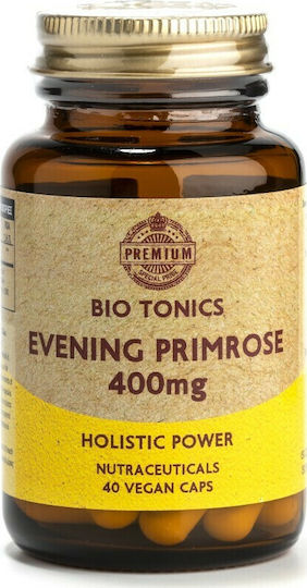 Bio Tonics Premium Evening Primrose 400mg Συμπλήρωμα για την Εμμηνόπαυση 40 κάψουλες