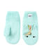 Zoocchini Kids Glofe MIttens Light Blue 1pcs Allie the Alicorn