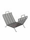 Viometal LTD Chicago 520 Metallic Basket Wood Storage 66x36x44cm Bronze