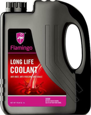 Flamingo Ready for Use Engine Coolant for Car Red 2lt 03-