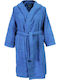 Dimcol No6 1320910605100022 Kids' Swimming Bathrobe Cotton Blue