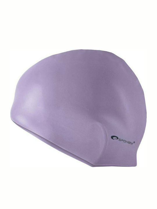 Spokey Silicone Adults Swimming Cap Purple