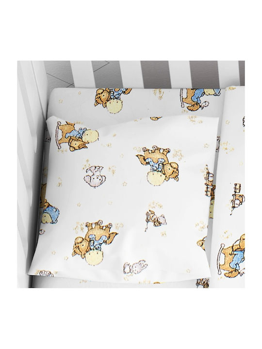 Dimcol Baby Baby Cotton Pillowcase White 35x45cm