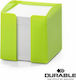 Plastic Paper Holder in Green Color 9x9x9cm.