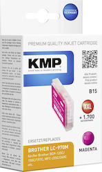 KMP Ink Cartridge Compatible Lc 970 M Συμβατό Μελάνι Brother Ματζέντα KMP Ink Cartridge Compatible Lc 970 M Συμβατό Μελάνι Brother Ματζέντα