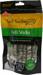 Pet Interest Tail Swingers Deli Stick Treats Dog Diet Grain Free with Fish 100gr 1128-F