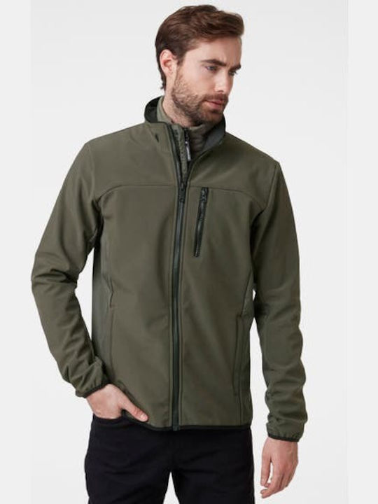 Helly Hansen Χειμωνιάτικο Μπουφάν Softshell Αδιάβροχο και Αντιανεμικό Χακί