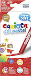 Carioca Oil Pastels Oil Pastels 12colours (6 Packs)