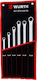 Wurth Set 6 Double Polygon Wrench Straight