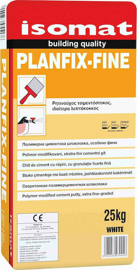 Isomat Planfix Fine Τσιμεντόστοκος Ρητινούχος Γκρι 25kg
