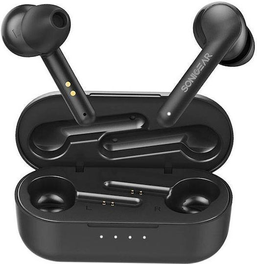 Sonic Gear TWS 5 Pro In-ear Bluetooth Handsfree Ακουστικά με Θήκη Φόρτισης Μαύρα