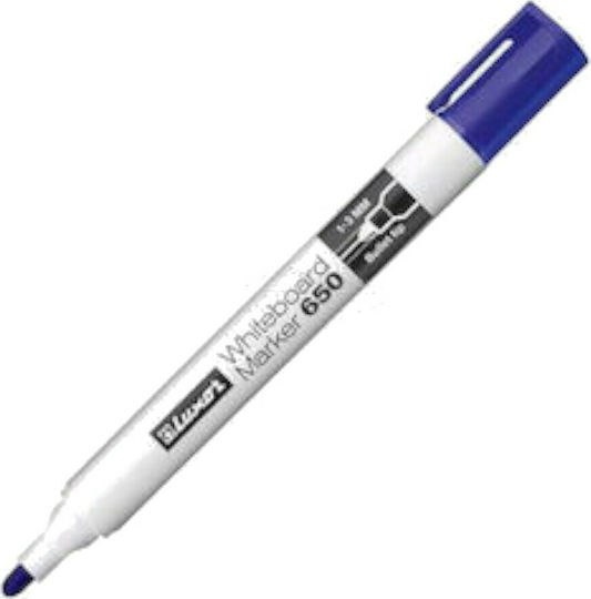 Luxor 650 Whiteboard Marker 3mm Blue