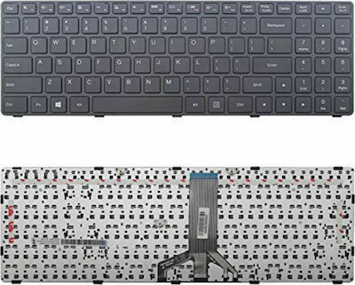 Keyboard for Lenovo Ideapad 100-15IBD 100-15IBY 100-15 80QQ 6385H-US 300-15 B50-8022 B50-50 with Frame English (UK) Black