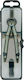 cesieco Sema Νο8326ST Metallic Compass with Point and Circle Cutter in Case